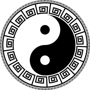 alt= "yin-yang symbol as a representitive of the Universal Law of Polarity"